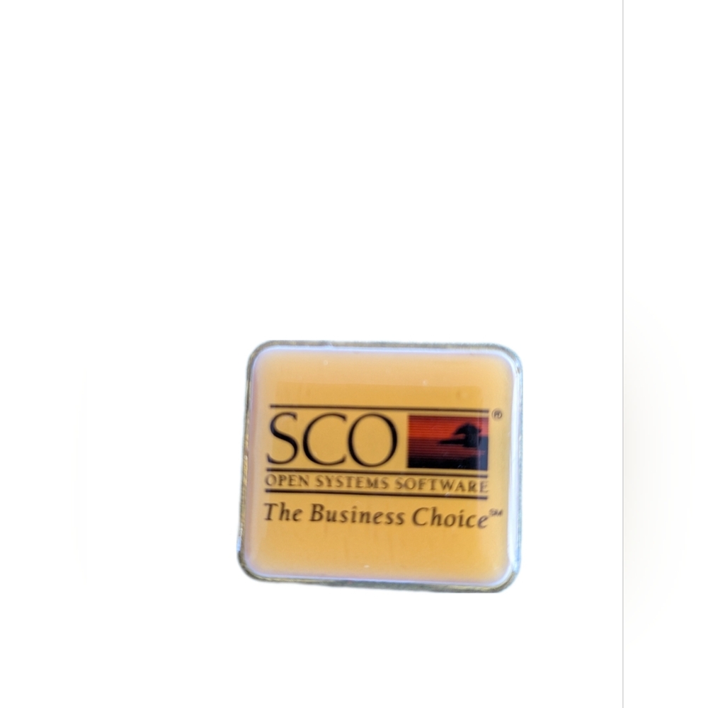 (3 for $20) SCO Open System Software Lapel Pin